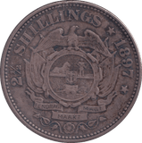 1897 SILVER 2 1/2 SHILLING SOUTH AFRICA - SILVER WORLD COINS - Cambridgeshire Coins