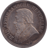 1897 SILVER 2 1/2 SHILLING SOUTH AFRICA - SILVER WORLD COINS - Cambridgeshire Coins