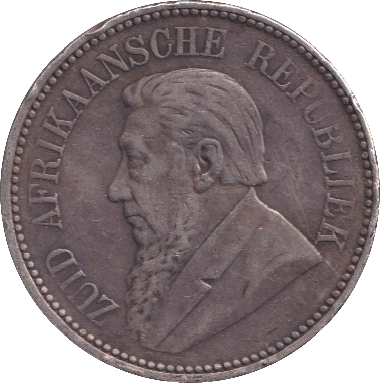 1897 SILVER 2 1/2 SHILLINGS SOUTH AFRICA - SILVER WORLD COINS - Cambridgeshire Coins