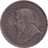1897 SILVER 2 1/2 SHILLINGS SOUTH AFRICA - SILVER WORLD COINS - Cambridgeshire Coins