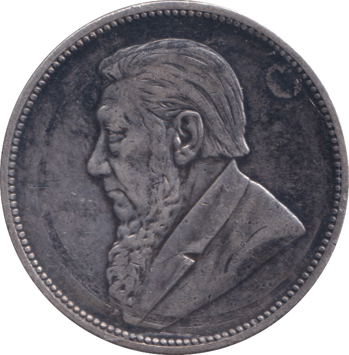 1897 SILVER 2 SHILLING SOUTH AFRICA - SILVER WORLD COINS - Cambridgeshire Coins
