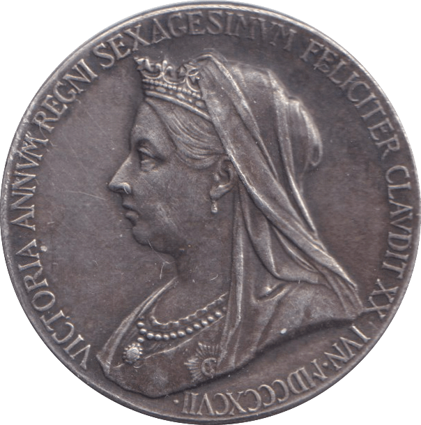 1897 SILVER DIAMOND JUBILEE MEDAL - MEDALS & MEDALLIONS - Cambridgeshire Coins