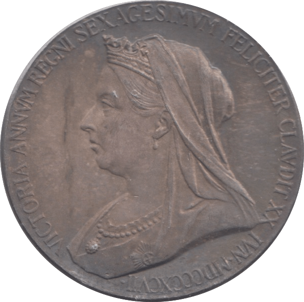 1897 SILVER MEDALLION REF 4 - SILVER WORLD COINS - Cambridgeshire Coins