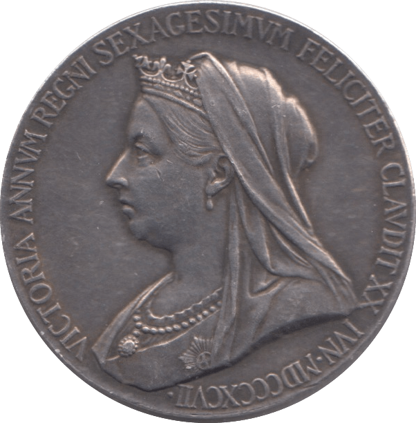1897 SILVER MEDALLION REF 6 - SILVER WORLD COINS - Cambridgeshire Coins