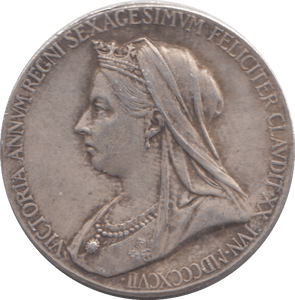 1897 SILVER MEDALLION REF 8 - SILVER WORLD COINS - Cambridgeshire Coins