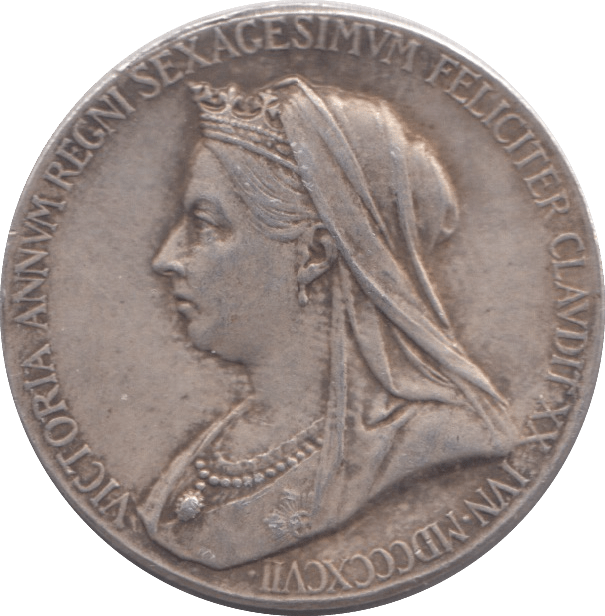 1897 SILVER MEDALLION REF 8 - SILVER WORLD COINS - Cambridgeshire Coins