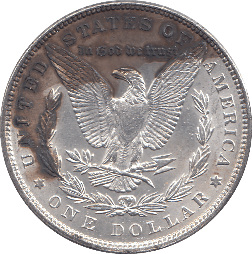 1897 SILVER MORGAN DOLLAR USA PHILADELPHIA MINT - SILVER WORLD COINS - Cambridgeshire Coins