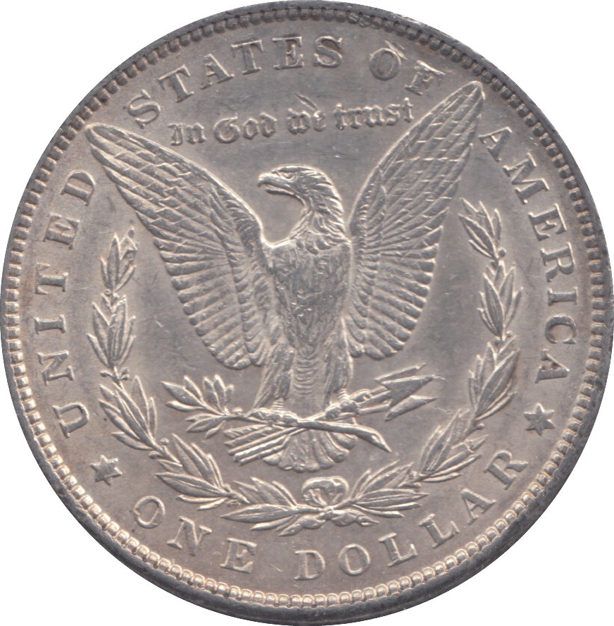 1897 SILVER MORGAN DOLLAR USA - SILVER WORLD COINS - Cambridgeshire Coins
