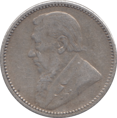 1897 SILVER SIXPENCE SOUTH AFRICA - SILVER WORLD COINS - Cambridgeshire Coins