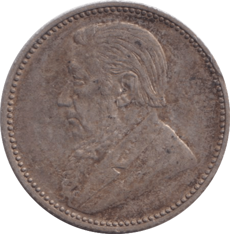 1897 SILVER SIXPENCE SOUTH AFRICA - SILVER WORLD COINS - Cambridgeshire Coins