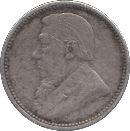 1897 SILVER SIXPENCE SOUTH AFRICA - SILVER WORLD COINS - Cambridgeshire Coins