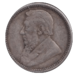 1897 SILVER SOUTH AFRICA SIX PENCE - SILVER WORLD COINS - Cambridgeshire Coins