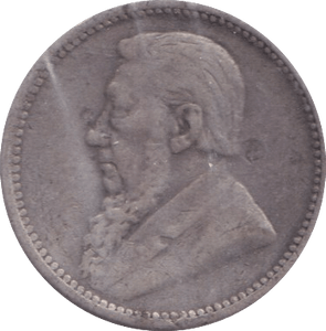 1897 SILVER THREEPENCE SOUTH AFRICA BOAR - SILVER WORLD COINS - Cambridgeshire Coins