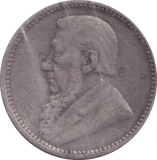 1897 SILVER THREEPENCE SOUTH AFRICA BOAR - SILVER WORLD COINS - Cambridgeshire Coins