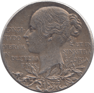 1897 SILVER VICTORIA MEDALLION - MEDALS & MEDALLIONS - Cambridgeshire Coins