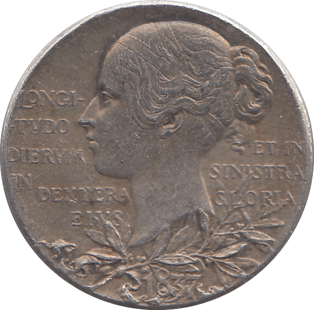 1897 SILVER VICTORIA MEDALLION - MEDALS & MEDALLIONS - Cambridgeshire Coins