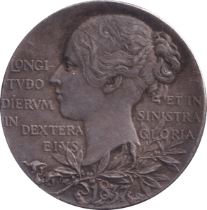 1897 SILVER VICTORIA MEDALLION - MEDALS & MEDALLIONS - Cambridgeshire Coins