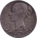 1897 SILVER VICTORIA MEDALLION - MEDALS & MEDALLIONS - Cambridgeshire Coins