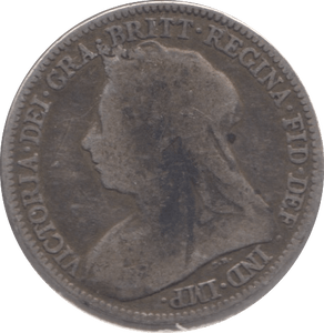 1897 SIX PENCE ( FINE ) - SIXPENCE - Cambridgeshire Coins