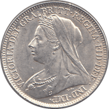 1897 SIXPENCE ( AUNC ) 5 - SIXPENCE - Cambridgeshire Coins