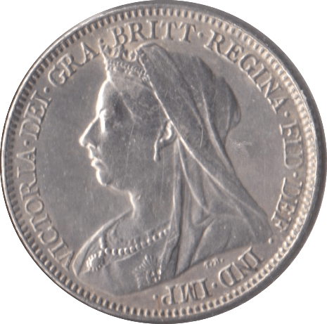 1897 SIXPENCE ( AUNC ) - Sixpence - Cambridgeshire Coins