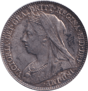 1897 SIXPENCE ( AUNC ) - SIXPENCE - Cambridgeshire Coins