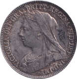 1897 SIXPENCE ( AUNC ) - SIXPENCE - Cambridgeshire Coins