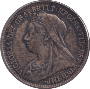 1897 SIXPENCE ( EF ) - SIXPENCE - Cambridgeshire Coins