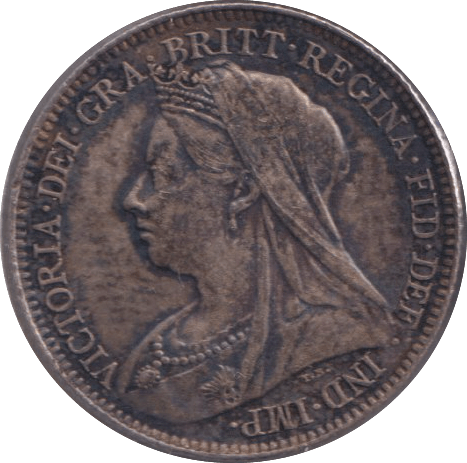 1897 SIXPENCE ( EF ) - SIXPENCE - Cambridgeshire Coins