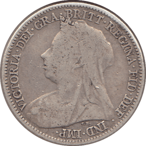 1897 SIXPENCE ( FINE ) - SIXPENCE - Cambridgeshire Coins