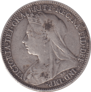 1897 SIXPENCE (GF) - SIXPENCE - Cambridgeshire Coins