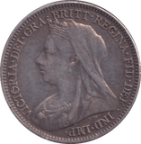 1897 SIXPENCE ( VF ) - SIXPENCE - Cambridgeshire Coins