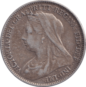 1897 SIXPENCE ( VF ) - SIXPENCE - Cambridgeshire Coins