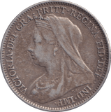 1897 SIXPENCE ( VF ) - SIXPENCE - Cambridgeshire Coins
