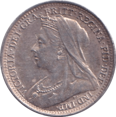 1897 THREEPENCE ( EF ) - THREEPENCE - Cambridgeshire Coins