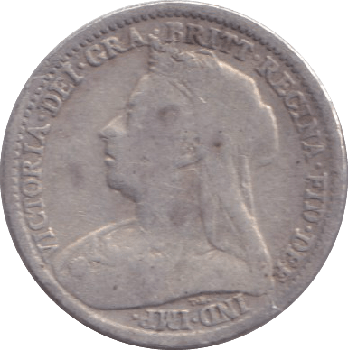 1897 THREEPENCE ( FINE ) - THREEPENCE - Cambridgeshire Coins