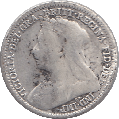 1897 THREEPENCE ( FINE ) - THREEPENCE - Cambridgeshire Coins