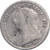 1897 THREEPENCE ( FINE ) - THREEPENCE - Cambridgeshire Coins