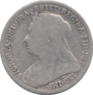 1897 THREEPENCE ( FINE ) - THREEPENCE - Cambridgeshire Coins