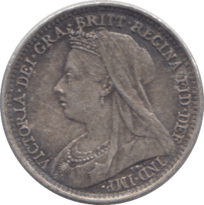 1897 THREEPENCE ( GVF ) - THREEPENCE - Cambridgeshire Coins