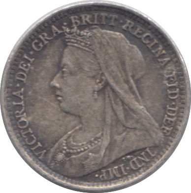 1897 THREEPENCE ( GVF ) - THREEPENCE - Cambridgeshire Coins