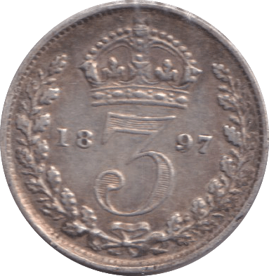 1897 THREEPENCE ( VF ) - THREEPENCE - Cambridgeshire Coins