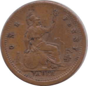 1897 TOY MONEY MODEL PENNY - TOY MONEY - Cambridgeshire Coins