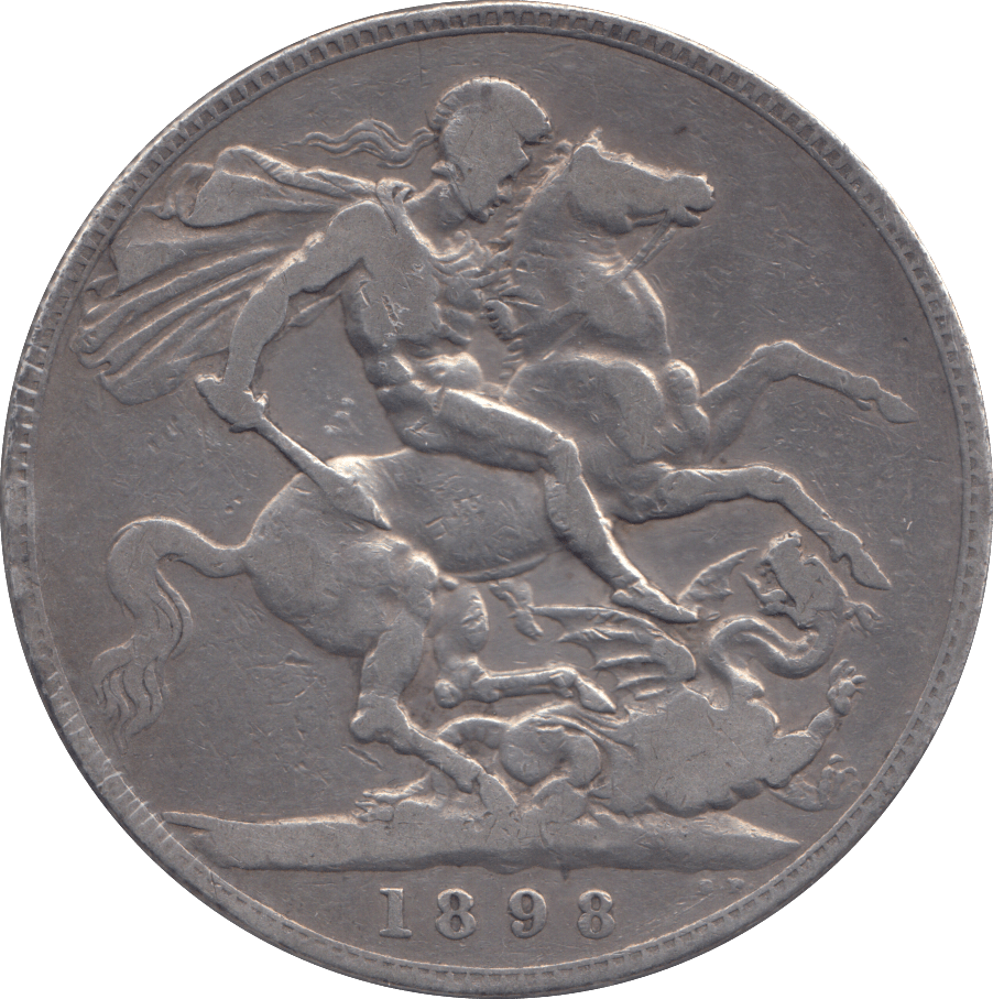 1898 CROWN ( F ) - CROWN - Cambridgeshire Coins