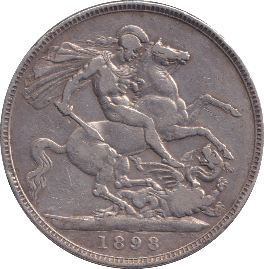 1898 CROWN ( FINE ) - CROWN - Cambridgeshire Coins