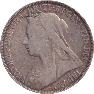 1898 CROWN ( FINE ) - CROWN - Cambridgeshire Coins