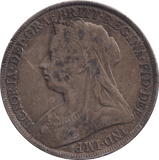 1898 CROWN ( FINE ) - CROWN - Cambridgeshire Coins