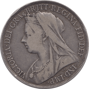 1898 CROWN ( FINE ) - CROWN - Cambridgeshire Coins