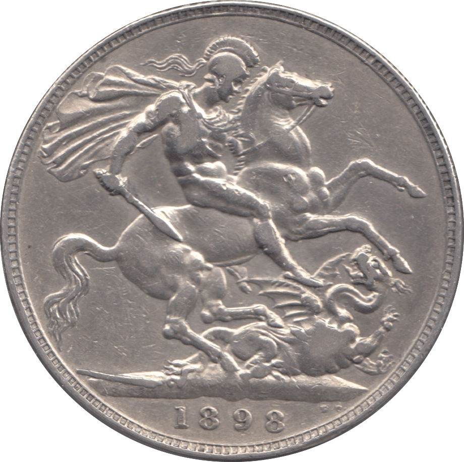 1898 CROWN ( FINE ) LXI - CROWN - Cambridgeshire Coins