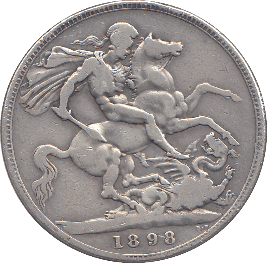 1898 CROWN ( FINE ) LXI - CROWN - Cambridgeshire Coins